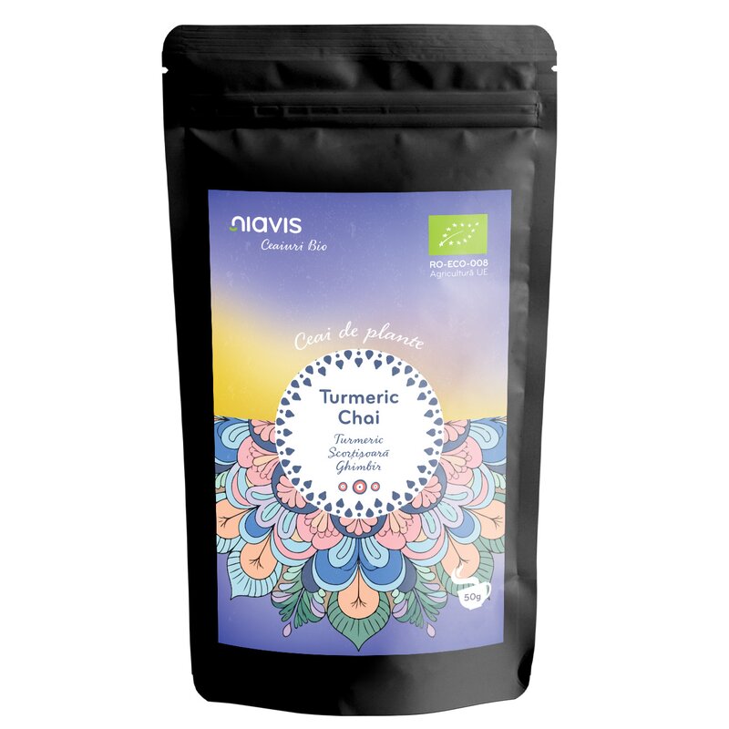 Ceai - Turmeric Chai, eco, 50g, Niavis