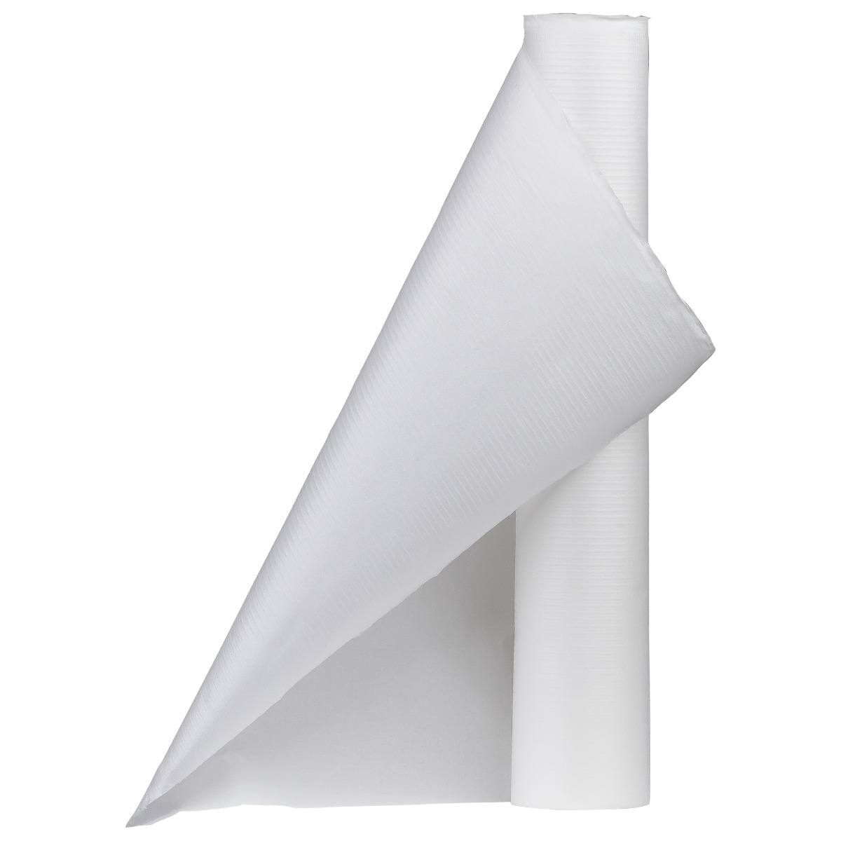 Cearceaf unica folosinta combinat polietilena si hartie, 2 straturi laminate, 58cm x 50m, alb, pentru spa, saloane infrumusetare, impermeabil