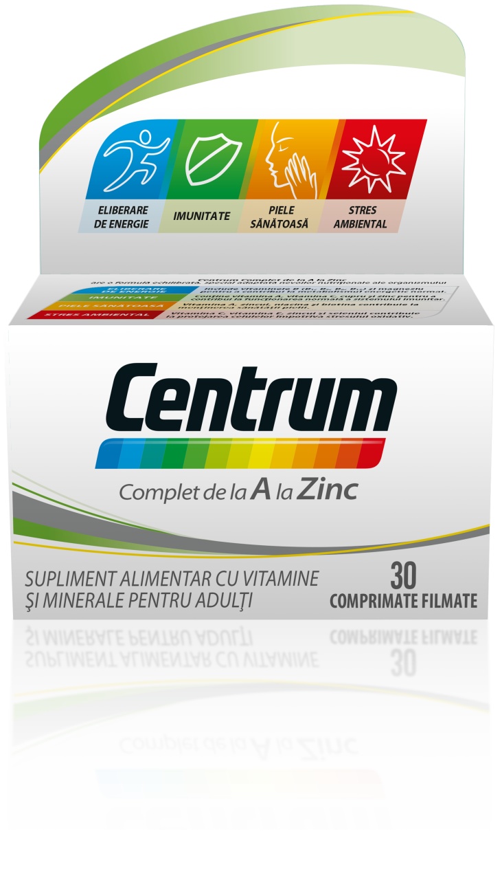 Centrum de la A la Zinc, 30 comprimate, Gsk