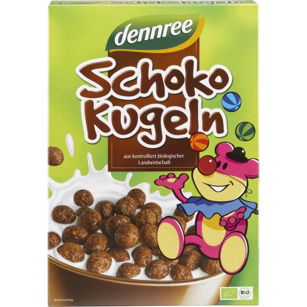 Cereale bilute de ciocolata ECO, 250g, Dennree