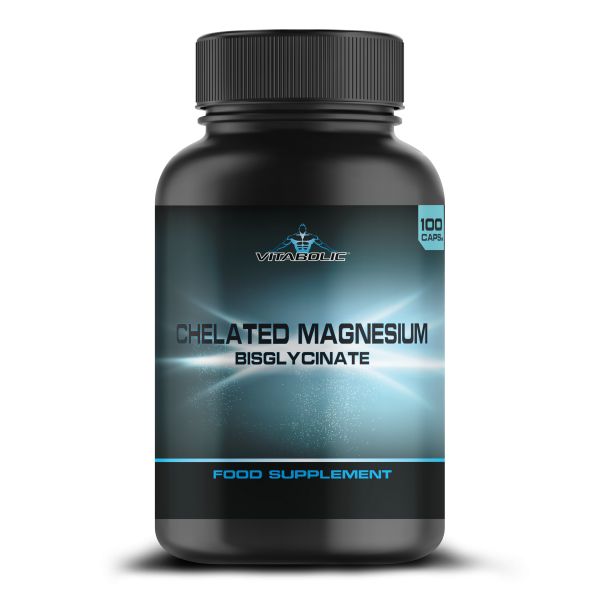 Chelated Magnesium Bisglycinate, 100 capsule, Vitabolic