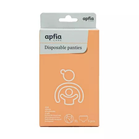 Chiloti de unica folosinta, marimea XL, 5 bucati, Apfia Care