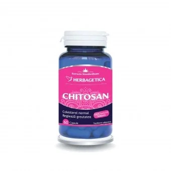 Chitosan, 60 capsule, Herbagetica