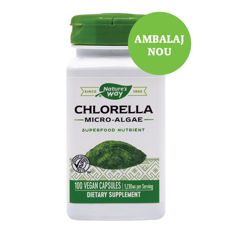 Chlorella Micro-algae 410mg Nature's Way, 100 capsule, Secom