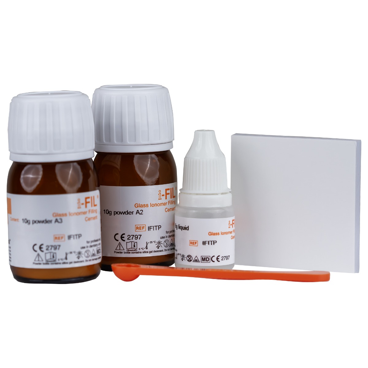 Ciment glass ionomer i-FIL, 10g, A2+10g A3+10ml