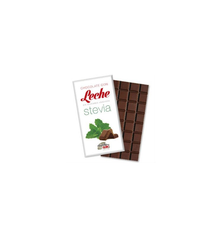Ciocolata cu lapte minim 39% cacao, cu stevie 100g - Sole - poza 2