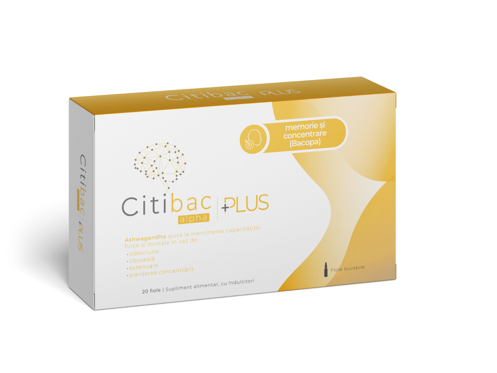 Citibac Alpha Plus, 20 fiole, Plantapol