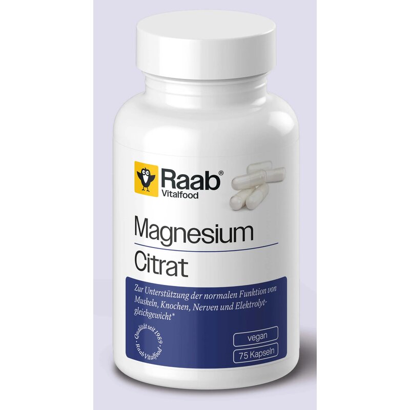 Citrat de magneziu 840mg 75 capsule 63g Raab