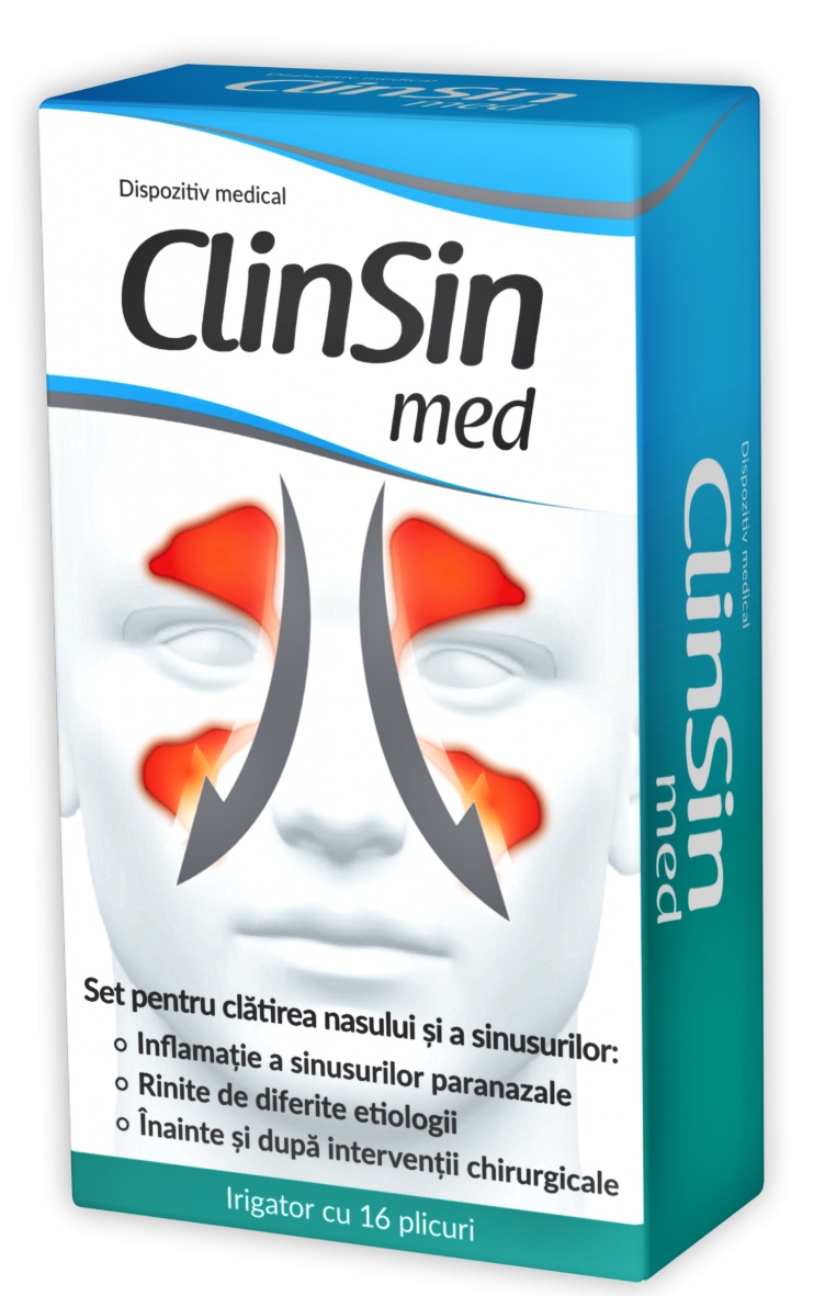 Clinsin Med, 16 plicuri + irigator, Zdrovit