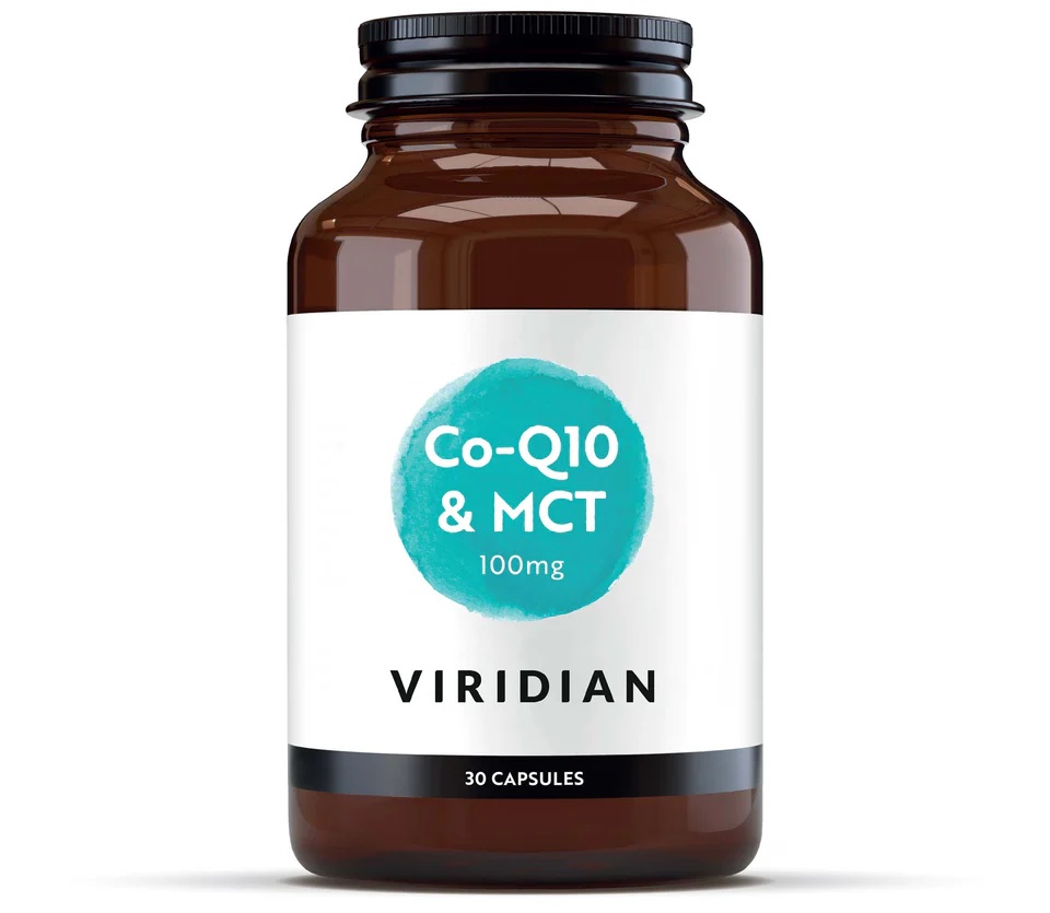 Co-Q10 + MCT 100mg, 30 capsule, Viridian