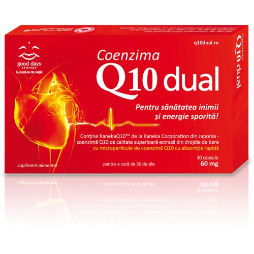Coenzima Q10 Dual 60mg, 30 capsule, Good Days Therapy