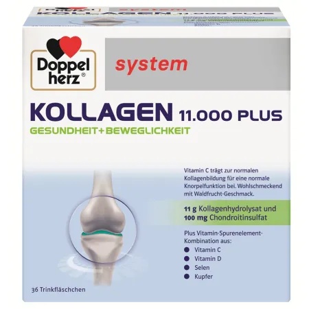 Colagen Hidrolizat 11000mg + Condroitină Plus, 36 flacoane, Doppelherz