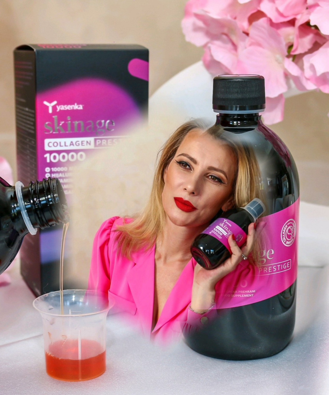 Colagen Hidrolizat Lichid, Marin,10000Mg Prestige, 500ML, cu gust plăcut de fructe de pădure - poza 3