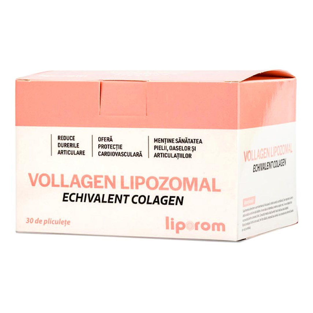 Colagen Lipozomal, Vollagen, 30 plicuri, Liporom