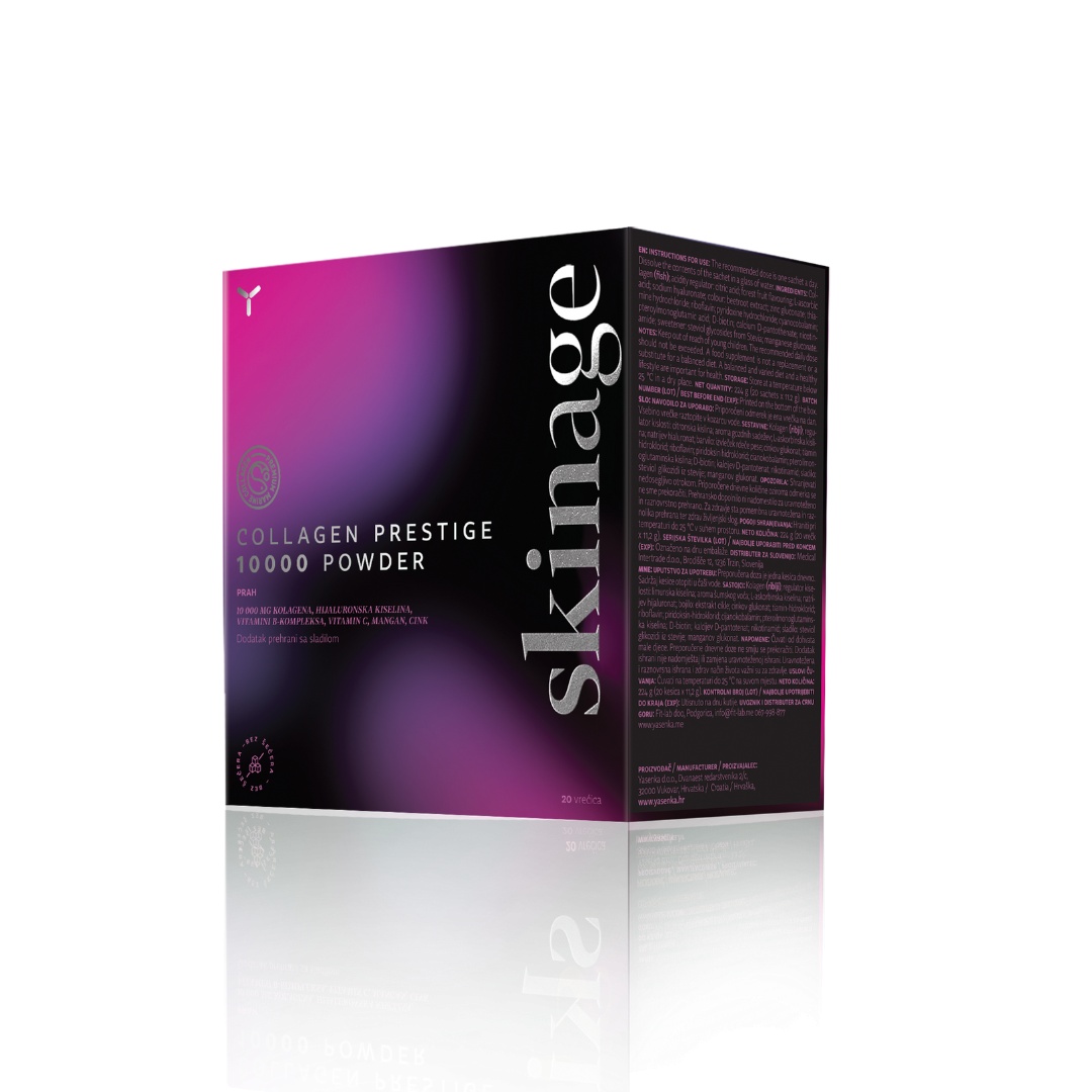 Colagen Marin, 20 plicuri, fără zahăr, cu Acid Hialuronic și Vitamina C, 10000mg - poza 2