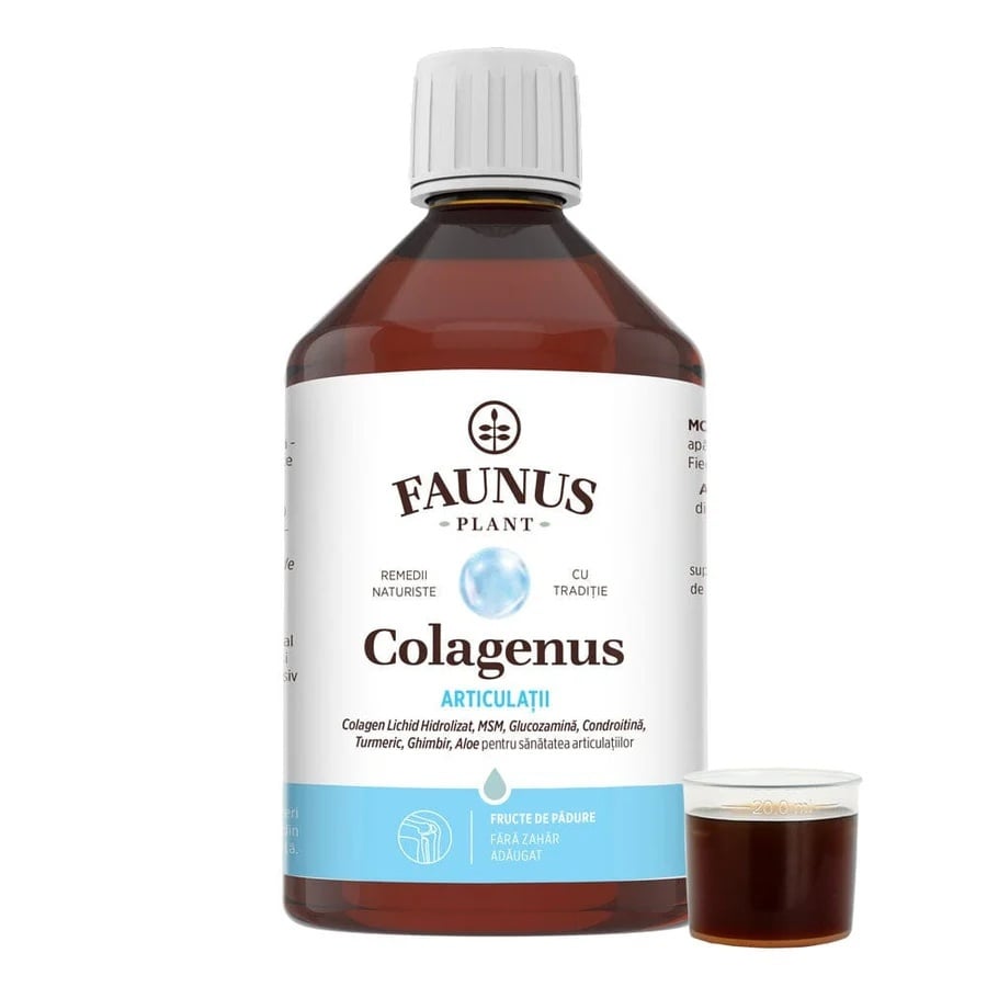 Colagenus Articulații - Colagen lichid. Flacon 500ml. Susține sănătatea articulațiilor, mușchilor și ligamentelor. Reduce durerile reumatice - poza 1