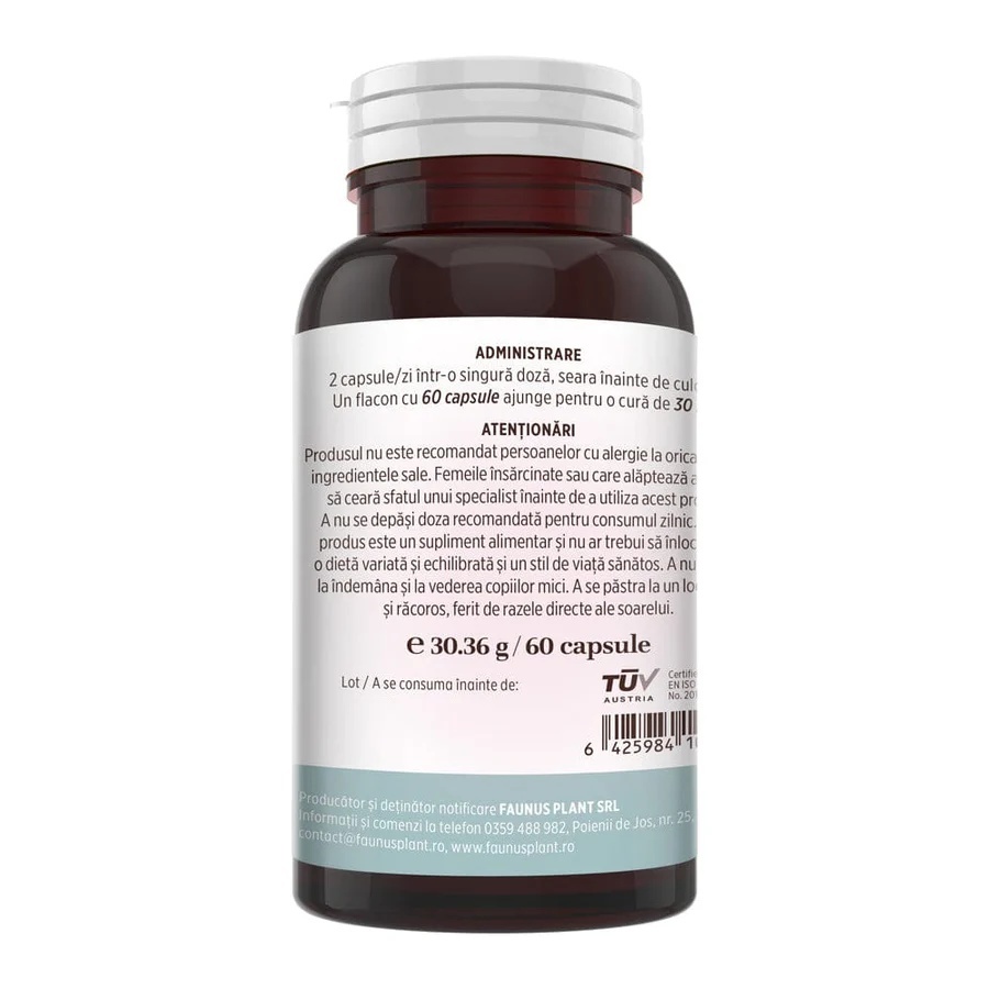 Colagenus Capsule - Colagen concentrat tip II, acid hialuronic și plante medicinale. Dureri articulare, rezistență articulații, flexibilitate - 60 Capsule - poza 2