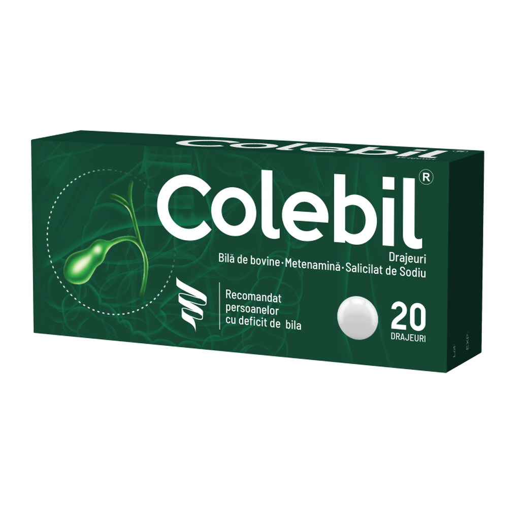 Colebil, Biofarm | 20 de drajeuri