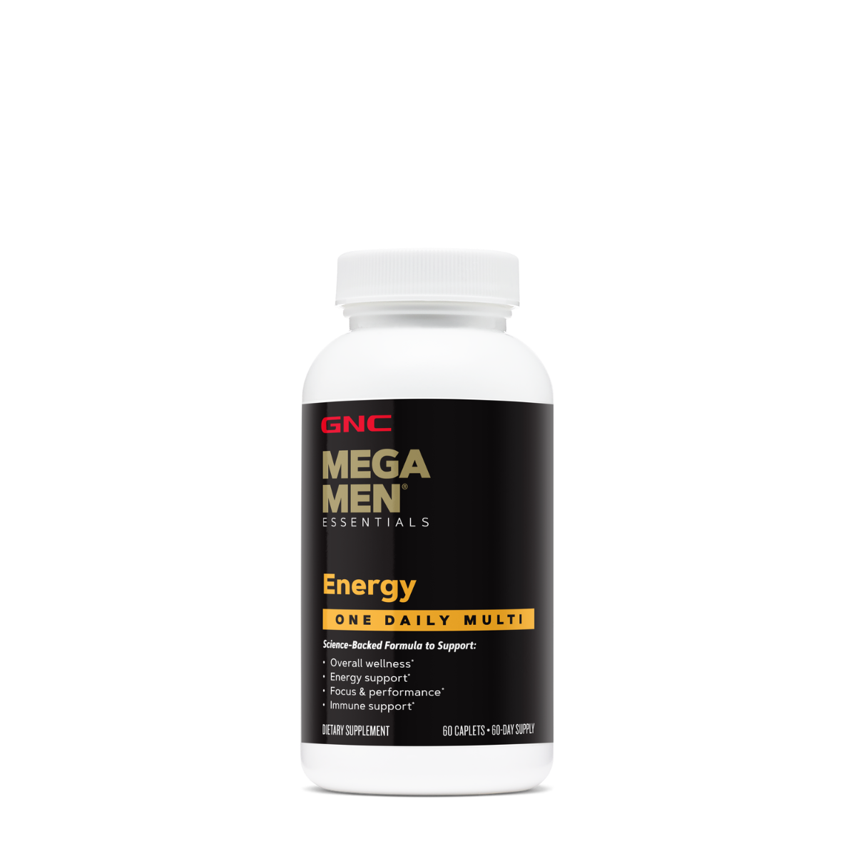 Complex de multivitamine pentru barbati® Energie si Metabolism Mega Men®, 60 tablete, GNC