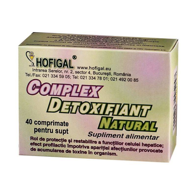 Complex detoxifiant, 40 comprimate, Hofigal