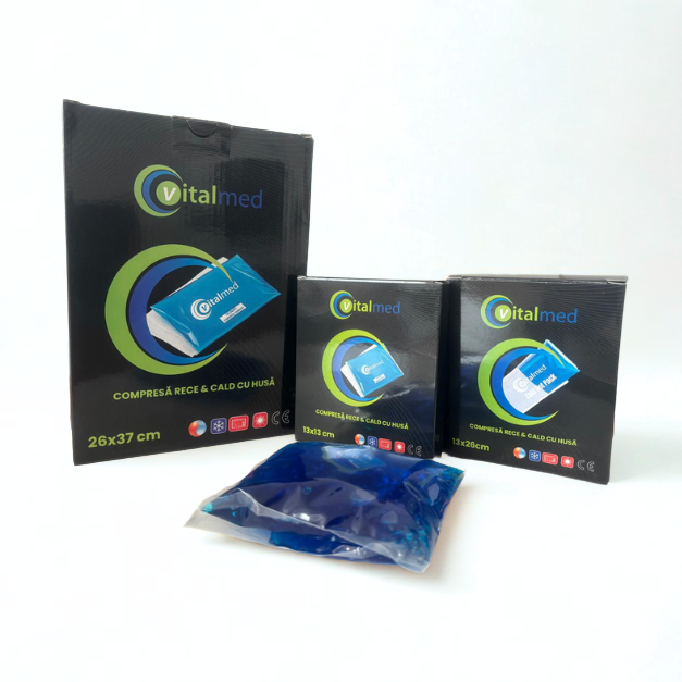 Compresa din gel rece/cald, Vitalmed, M 13x26