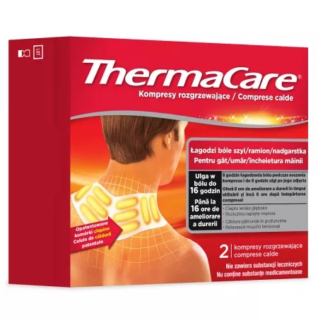 Comprese calde pentru gat, umar si mana, 2 bucati, ThermaCare