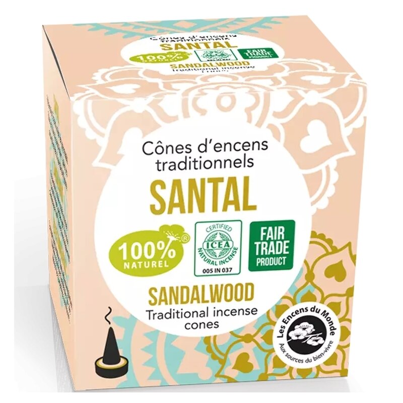 Conuri parfumate santal 12 buc Aromandise