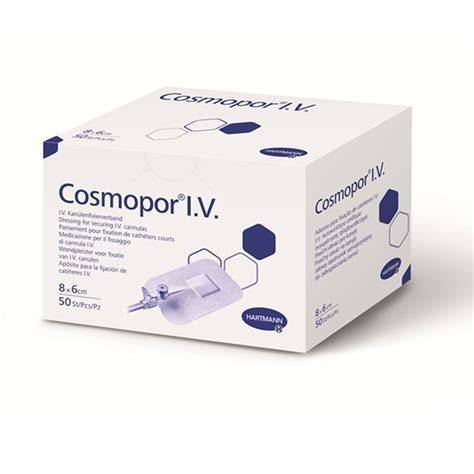 Cosmopor I.V. Plasture 6 x 8cm x 50 bucati, Hartmann