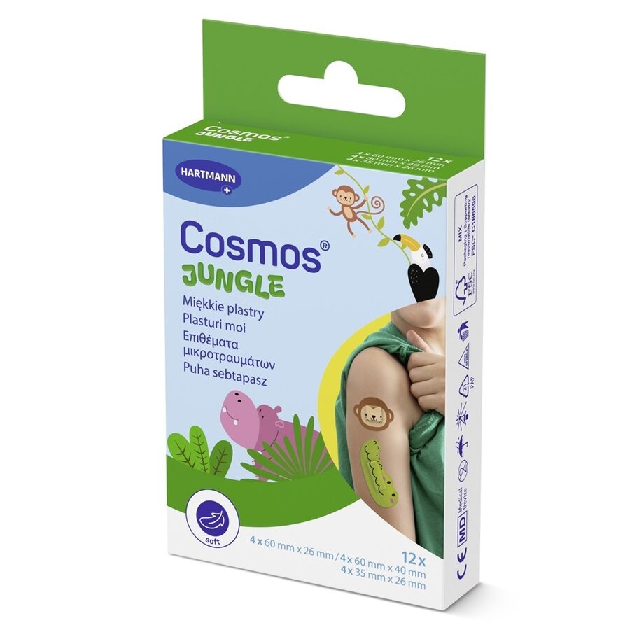 Cosmos Plasturi Jungle, 12 bucati, Hartmann