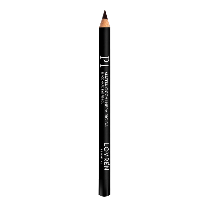 Creion contur ochi rigid Negru Esential P1, 1 bucata, Lovren
