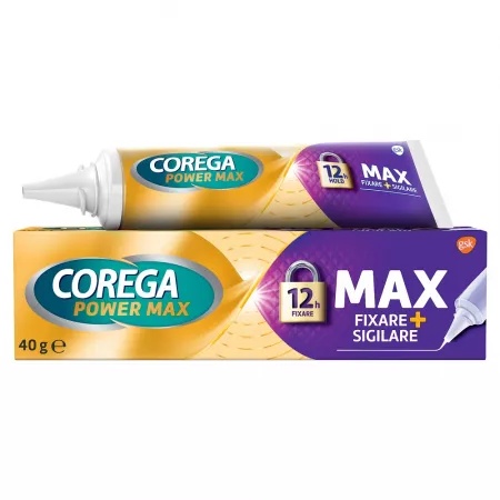 Crema adeziva pentru proteza dentara Max Sigilare, 40g, Corega