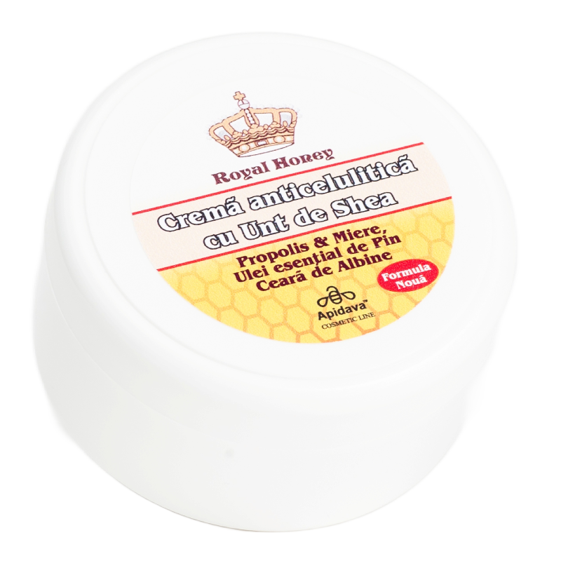 Crema anticelulitica unt de shea, 200ml, Apidava