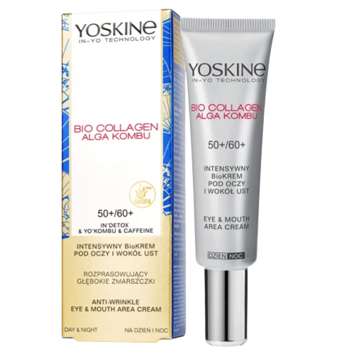 Crema antirid pentru zona ochilor Bio Collagen Alga Kombu 50+/60+,15ml, Yoskine