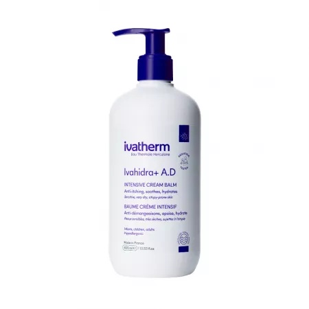 Crema balsam intens emolienta Ivahidra+ A.D, 400 ml – Ivatherm