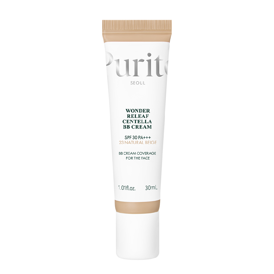 Crema BB multifunctionala cu SPF 30 PA+++, 23 Natural Beige, Wonder Releaf Centella, 30 ml, Purito