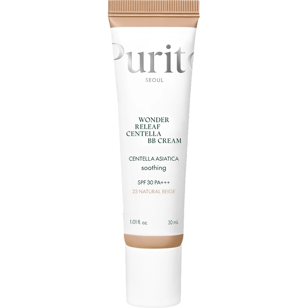 Crema BB Wonder Releaf Centella cu SPF30 PA+++, Nuanta 23 Natural Beige, 30ml, Purito