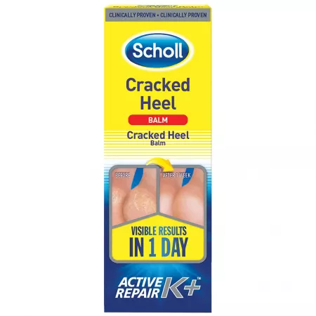 Crema calcaie pentru piele crapata REPAIR K+ Scholl, Reckitt Benckiser | 60 ml