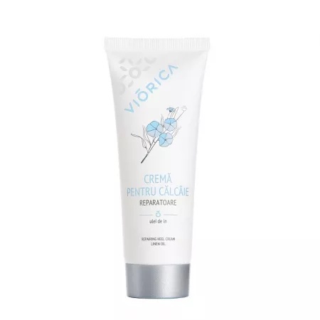Crema calcaie reparatoare ulei de in, 75ml, Viorica