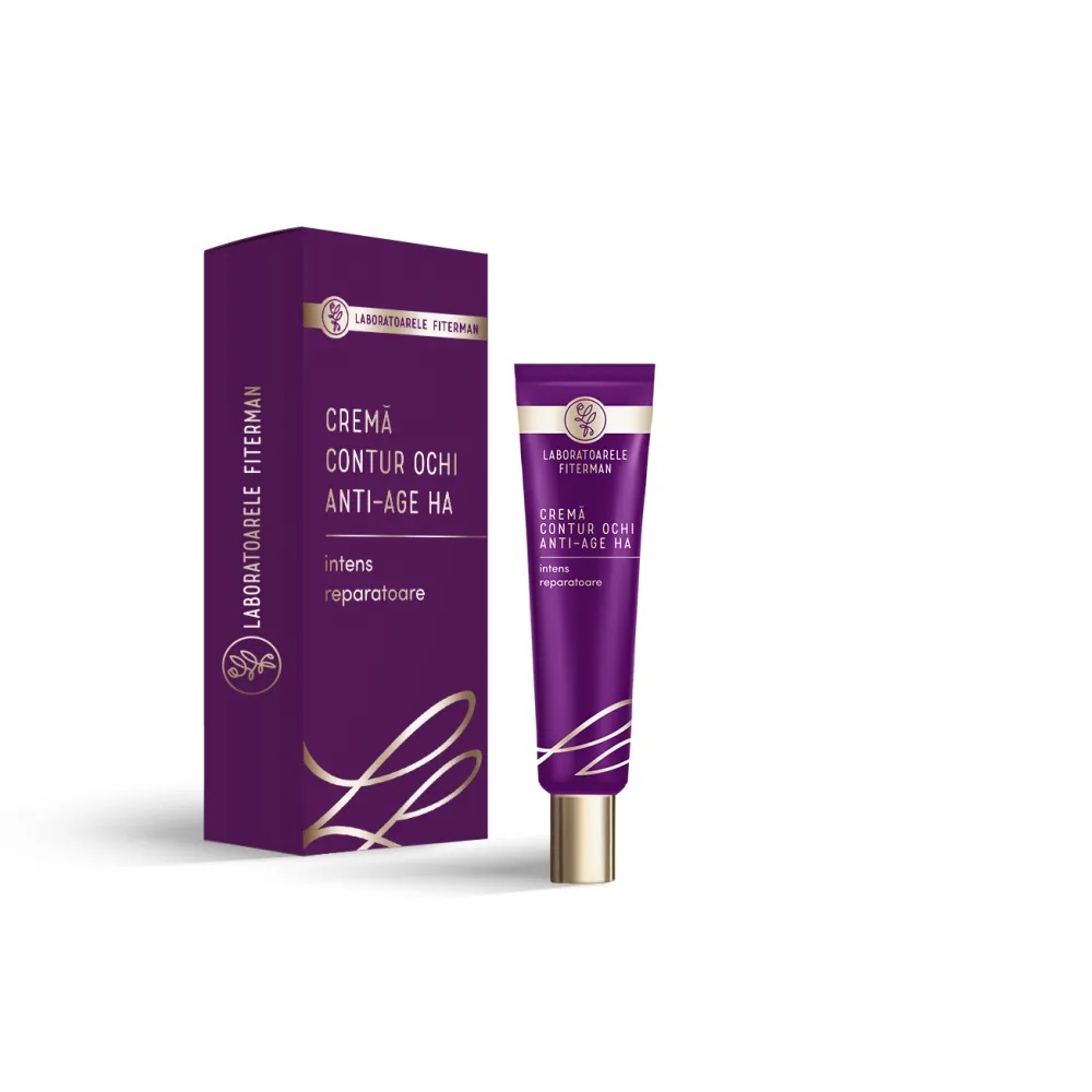 Crema contur ochi Anti-age HA, 15ml, Fiterman