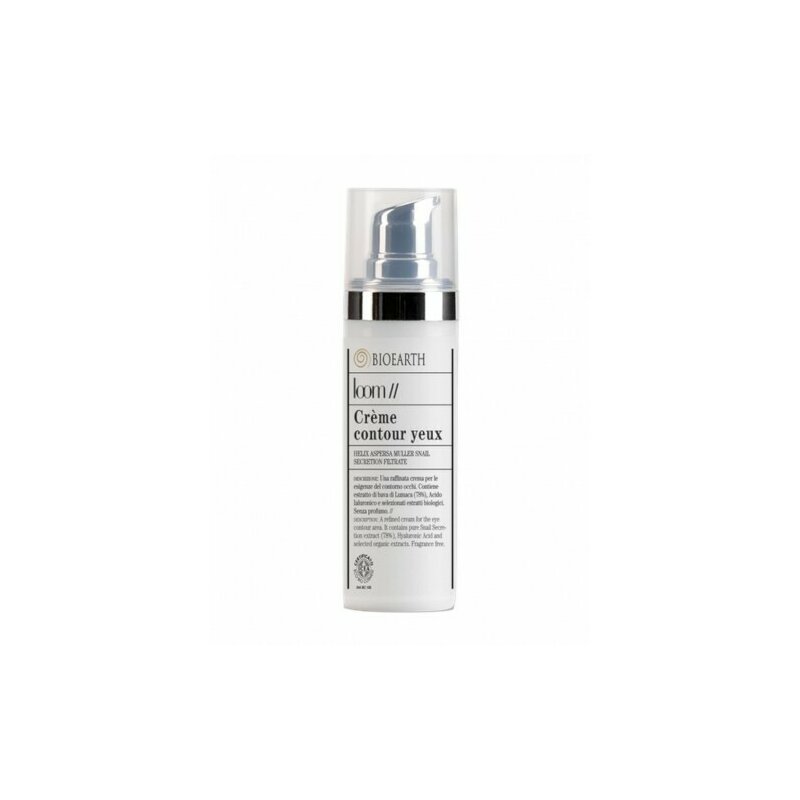 Crema contur ochi bio cu melc 30 ml, Loom Bioearth