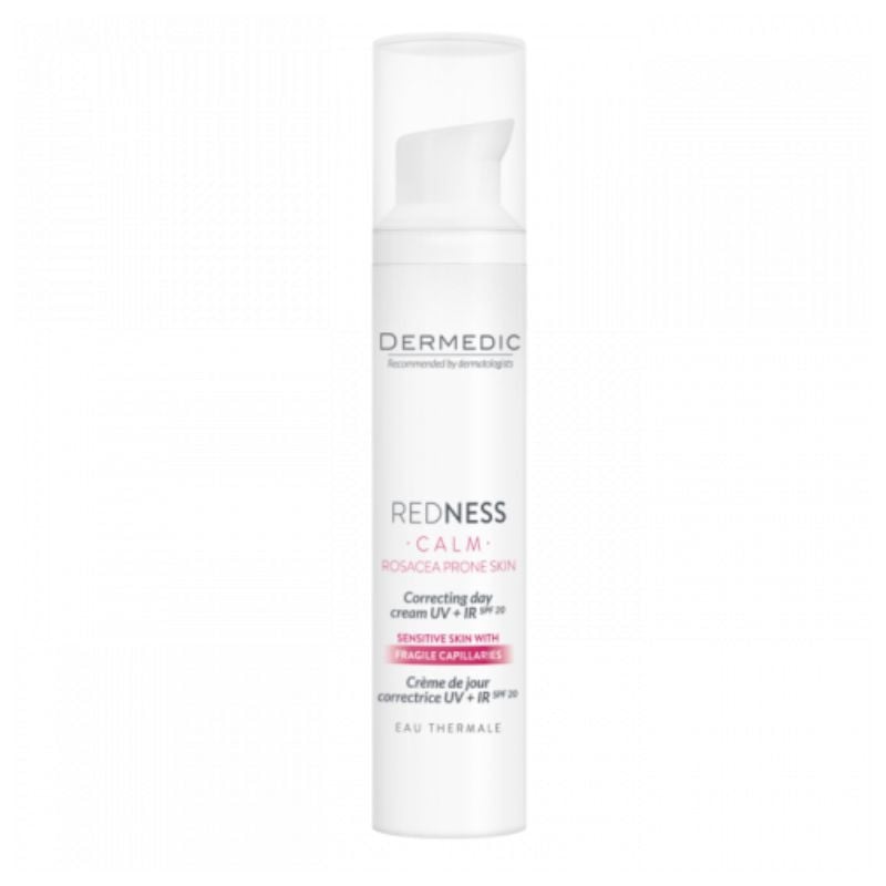 Crema corectoare zi UV+IR, piele cuperozica REDNESS CALM, 40 ml, Dermedic