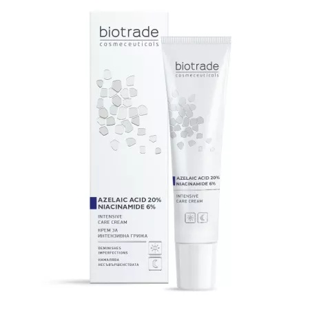 Crema cu acid azelaic 20% si niacinamida 6%, 30ml, Biotrade