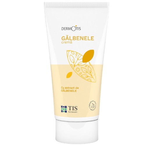 Crema cu galbenele Dermotis, 50 ml, Tis Farmaceutic