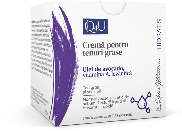 Crema cu levantica pentru tenuri grase, 50ml, Tis Farmaceutic