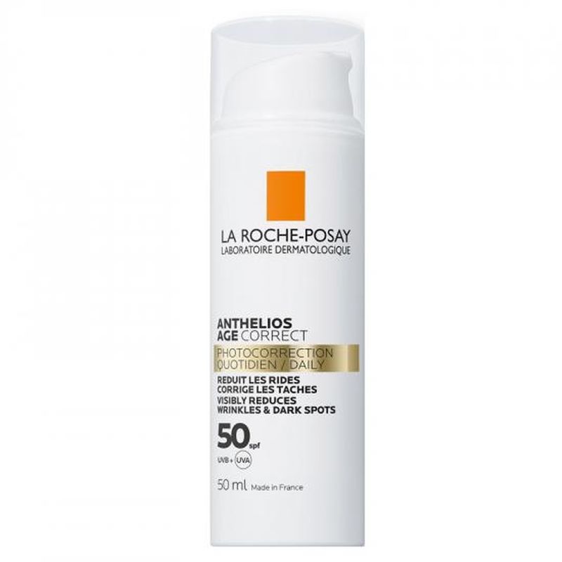 Crema cu protectie solara SPF 50 pentru fata Anthelios Age Correct, La Roche-Posay | 50 ml