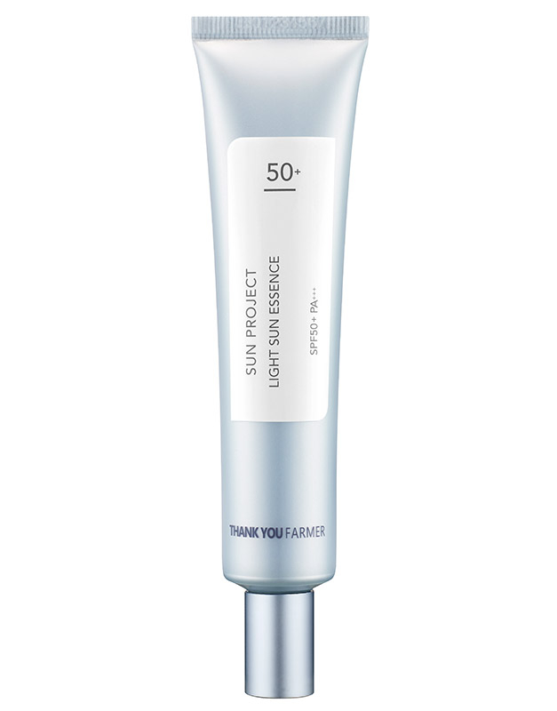 Crema cu protectie solara SPF 50+ Sun Project Light Sun Essence, 40ml, Thank You Farmer