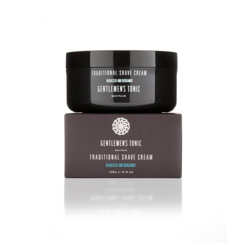 Crema de barbierit traditionala Babassu&Bergamot, 125ml, Gentlemen's Tonic