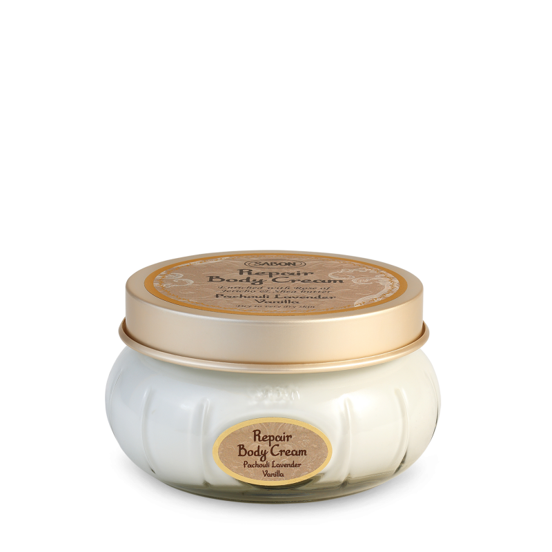 Crema de corp Patchouli Lavander Vanilla, 200ml, Sabon