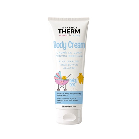 Crema de corp pentru bebelusi Mama & Baby, 250 ml, Synergy Therm