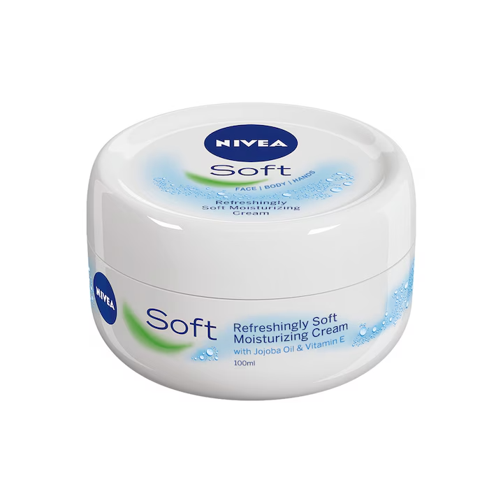 Crema de corp Soft, 100ml, Nivea